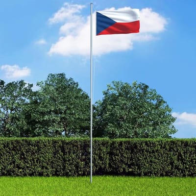 Nationale Vlag - Patriottische Decoratie - Buiten Versieren - Versterkte Randen - 90x150 cm - Tsjechisch