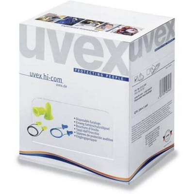 Uvex 2112095 hi-com Mini Oordoppen 24 dB Eenmalig gebruik 100 paar