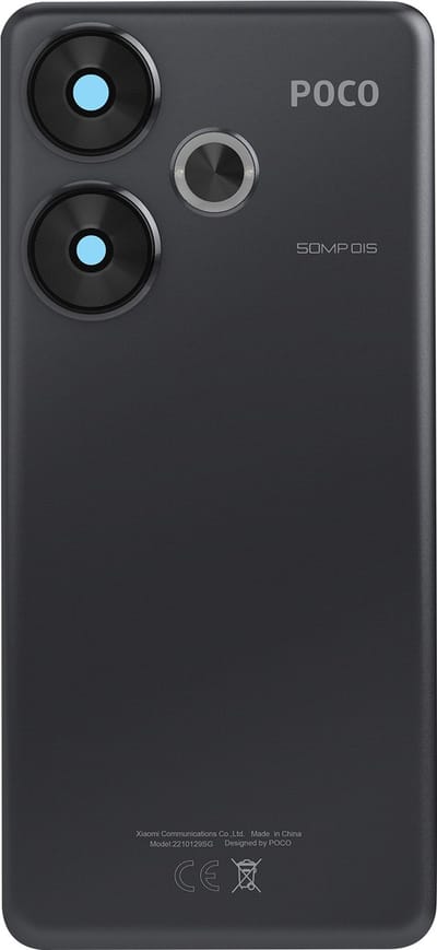 Xiaomi, Batterij cover voor Xiaomi Poco F6 Service Pack, Zwart