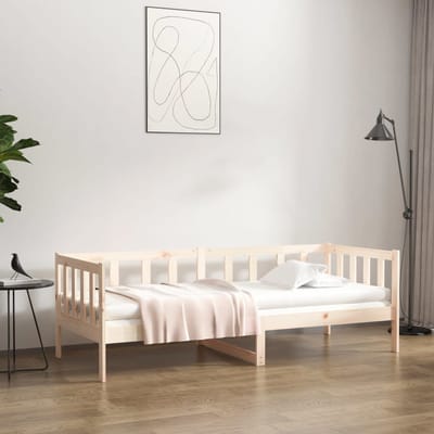 vidaXL - Slaapbank - zonder - matras - 90x190 - cm - massief - grenenhout