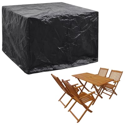 vidaXL - Tuinmeubelhoes - met - 8 - oogjes - 122x112x98 - cm