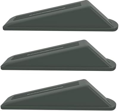 Antislip Rubber Deurwigstoppers - Set van 3 - Duurzaam en Sterke Grip