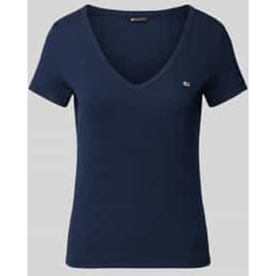 Tommy Jeans Tjw Slim Essential Rib V Ss
