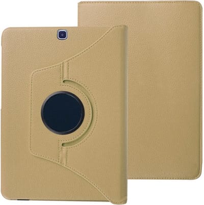 Draaibaar Hoes - Rotation Tabletcase - Multi stand Case Geschikt voor: Samsung Galaxy Tab A 9.7 inch T550 / T555 (2016) - Goud