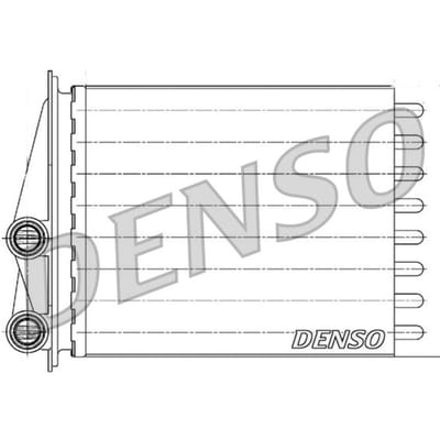 Warmtewisselaar, interieur verwarming DENSO DRR23020