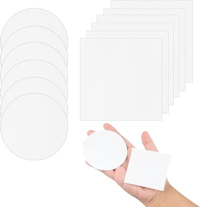 Reparatieplakkers - Waterdichte Patches - Snelle Herstelwerkzaamheden - Zelfklevend Transparant - 12 Stuks - Wit