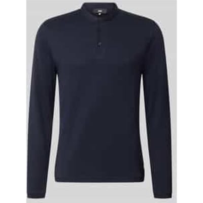 Shirt met lange mouwen met knoopsluiting model 'BADO'