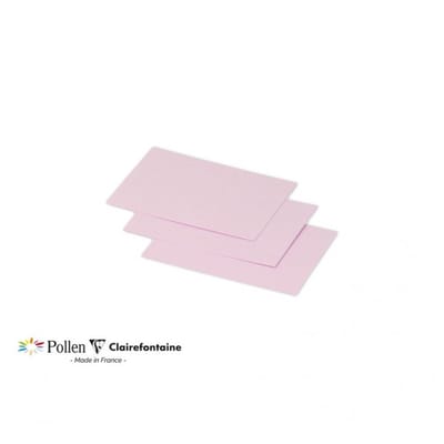 Clairefontaine Kleine Kaarten 70 x 95 mm, Bonbonroze