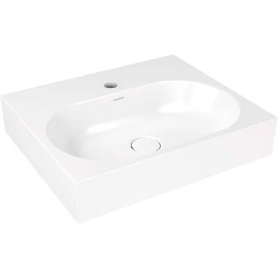Kaldewei CENTRO countertop washbasin 3057 with 1 tap hole, 60 cm 903006013001