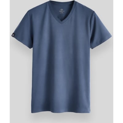 Heren V-hals Korte Mouwen T-shirt