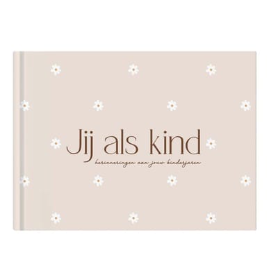Writemoments Jij als Kind - Opgroeiboek kinderjaren - schoolfotoboek - madelief