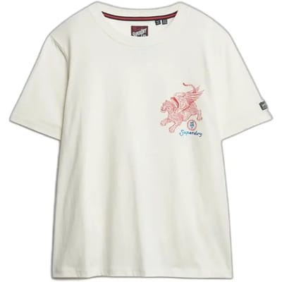 Casual T-shirt voor dames Superdry Tokyo Narrative