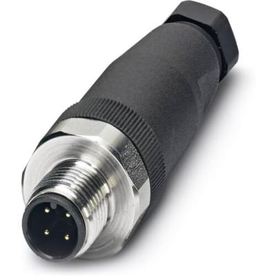 Phoenix Contact 1553161 Sensor/actuator connector, niet geassembleerd M12 Aantal polen (sensoren): 4 Stekker, recht 1 stuk(s)