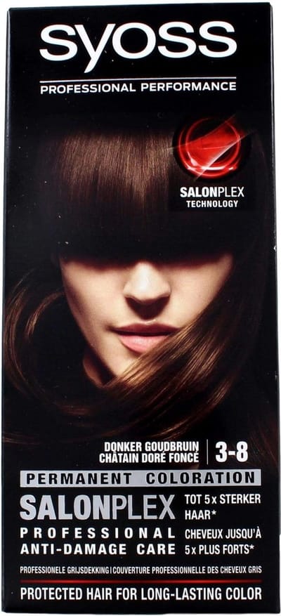 Syoss - Haarverf - 3_8 - Donker Goudbruin - 115ml