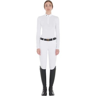 Damespolo met lange mouwen Equestro