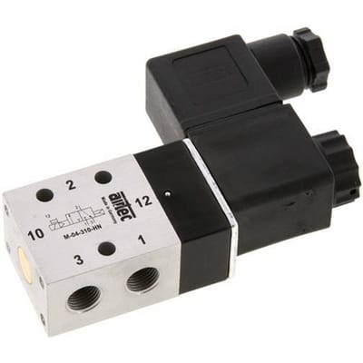 3/2 G1/8'' NC Magneetventiel 115V AC 2-10bar/28-140psi Airtec