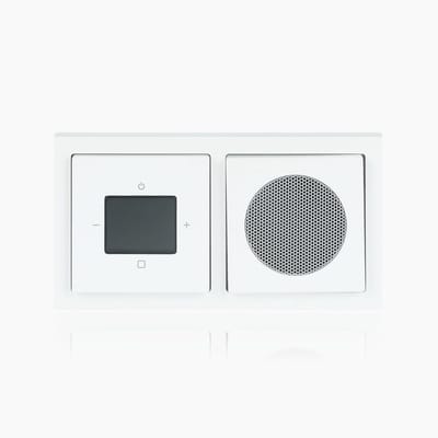 Inbouwradio - Muziekspeler - Muziek luisteren - Bluetooth DAB+ - 220 Volt - Wit