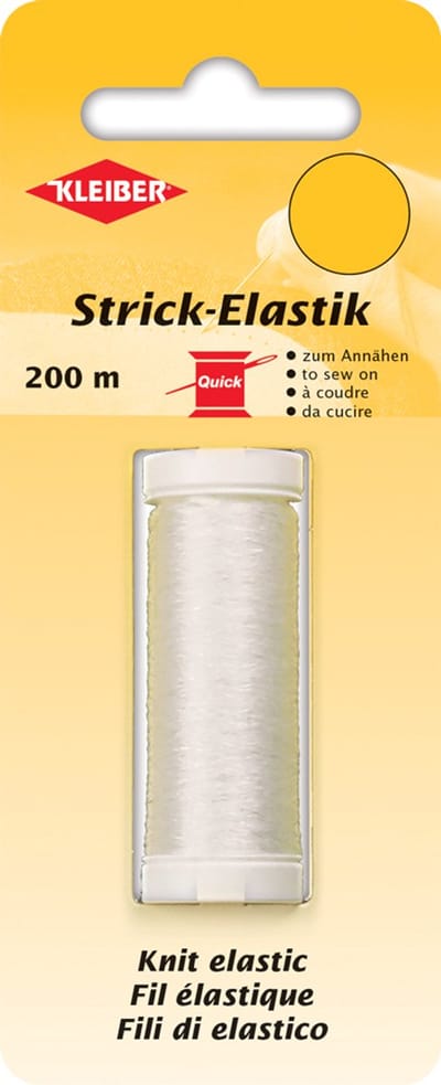 71090 Brei-elastiek. 200 m. transparant