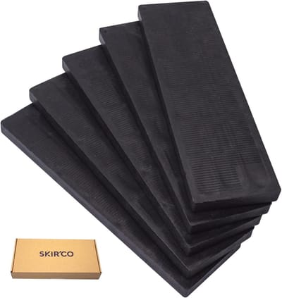Vlakke Kunststof Shangen (10 Stuks) - 6mm Glaslatten en Kozijnverpakkers