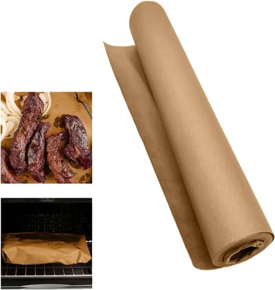 Kraftpapier voor BBQ, Perfect voor Vlees, Vis en Worst, Ideaal voor Roken en Koken van Gerechten