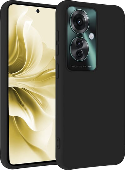 Hoesje - Geschikt voor OPPO Reno 11F - Sterk & Shockproof - Hoes Cover - Siliconen Case - Telefoonhoesjes - Zwart