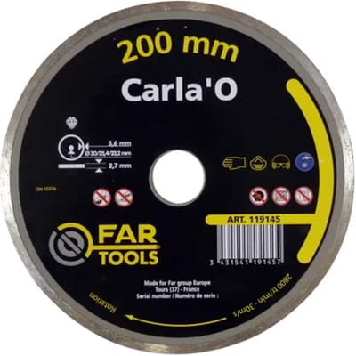Far Tools Diamantschijf "carla'o" 200x2.7x5.6mm,al30-25,4-22.2mm