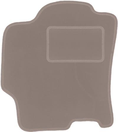Beige bestuurdersmat voor: Mazda 323 BJ sedan, hatchback, break, stationwagen (1998-2003)