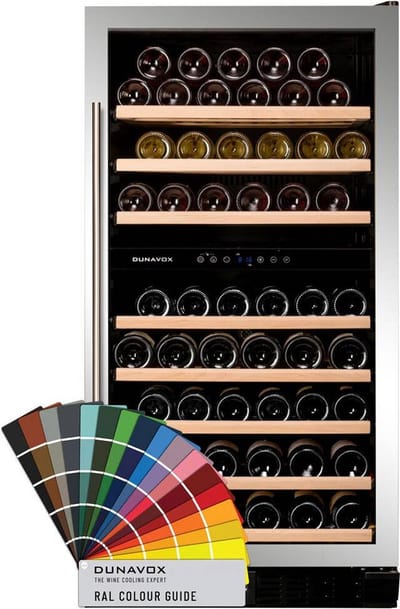 Dunavox Grande-94 Wijnkoelkast DX-94.270DCK 2 Zones RAL Kleur RAL Kleur