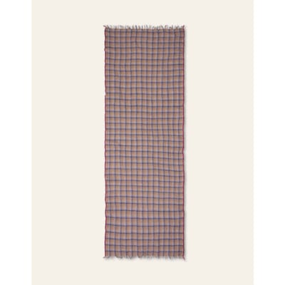 Oilily Aboiled Check Sjaal- maatOne size Wheat