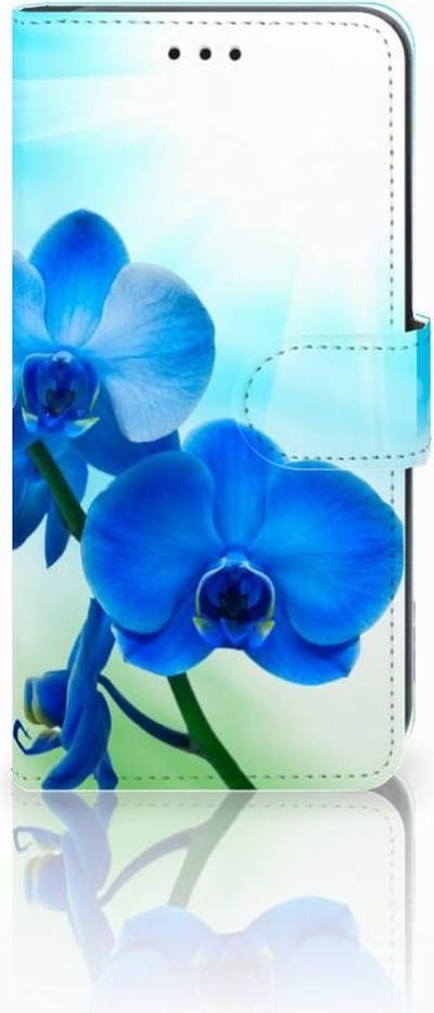 Xiaomi Mi A2 Lite Hoesje Orchidee Blauw - Cadeau voor je Moeder