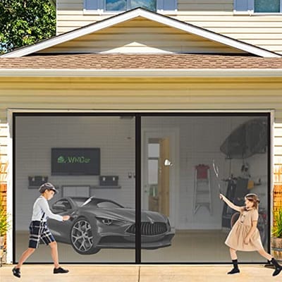 Magnetische Hordeur voor Deuren 140 x 255 cm - Houd Insecten Buiten met Sluitende Magneten