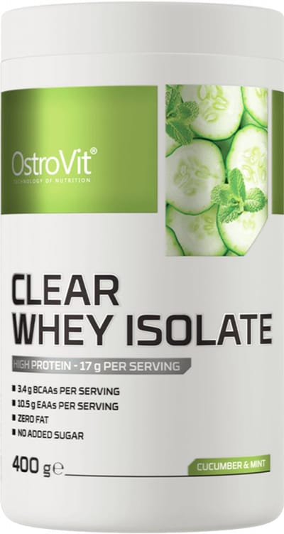 OstroVit Clear Whey Isolate (400g) Cucumber & Mint - Eiwitten - Helder eiwit