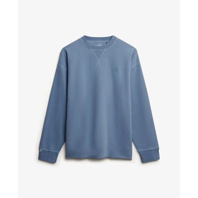 Superdry Studios Crew Sweatshirt Light Blue Grootte: 42