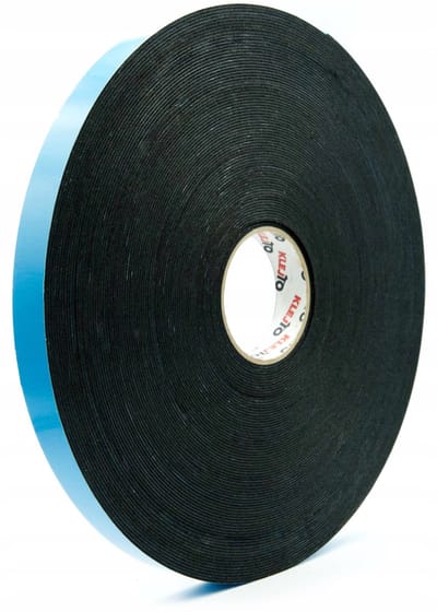 Zwarte Schuim Dubbelzijdig Tape - Sterk 40mm x 50m - 1mm Dik