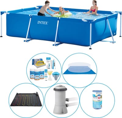 Frame Pool Rechthoekig 300x200x75 cm - 6-delig - Zwembad Plus Accessoires