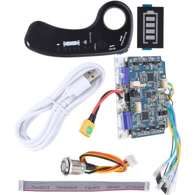 Elektrische Afstandsbediening Scooter Controller Sinusoïdaal Dubbele Aandrijving Naafmotor Bedieningspaneel ESC black