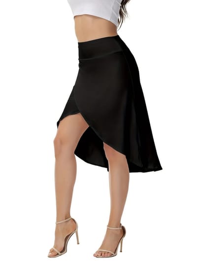 Livano Broekrok Dames - Skort - Korte Broek - Culotte - Wandelrok - Zwart - Maat XS