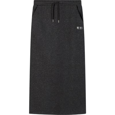 10DAYS Fitted Skirt Glitter Antra Melee Größe: XS | Midiröcke Outlet | Damen