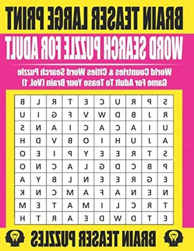 Woordzoeker Puzzelboek - Zoek de Woorden - Hersenen Trainen - Grote Letters - 21.59 x 27.94 cm - Niet gespecificeerd