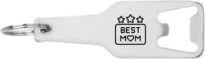 Akyol - best mom flesopener - Mama - cadeau mama - leuk cadeau voor je mama om te geven - verjaardag mama - 105 x 25mm