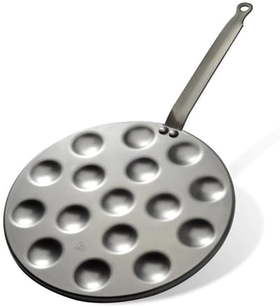 Nexvo® Poffertjespan electrisch - Poffertjespan - Poffertjespannen - Zilver - 44cm x 27cm x 2cm