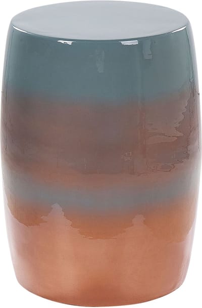 FRAGUITA - Bijzettafel - Goudbruin/Blauw - IJzer
