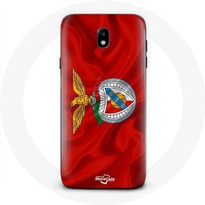 Coque maniacase pour Samsung Galaxy J7 2017 slb benfica fond rouge