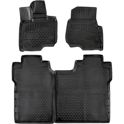 Tapis de sol - 3D Exclusive - Compatible F-150 2015-2020 - Caoutchouc - 4 pièces