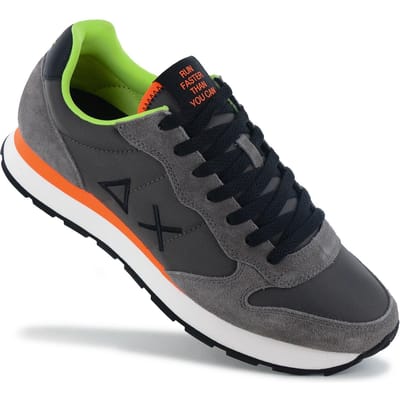 SUN68 Tom Solid - Heren Sneakers Schoenen Grijs Z36101-56 ORIGINEEL EU 44 grijze kleur