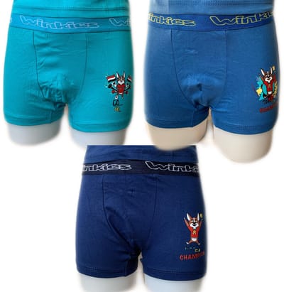 Embrator 3-pack jongens Boxershorts Champion GoGo blauw 140/146
