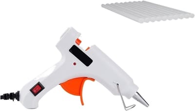 Lijmpistool - Thermo gereedschap - Handwerk en reparatie - Snelle opwarming - 7mm lijmstift - Wit