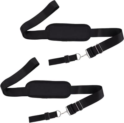 Verstelbare Schouderbanden voor Bladblazers en Draadtrimmers - Duurzame Nylon Accessoires voor Grasmaaiers en Struikentrimmers (Zwart)