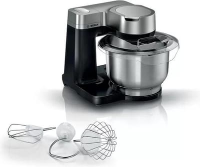 Bosch MUM Serie 2 - MUMS2VM00 - Keukenmachine - 900W - Keukenrobot - Keukenmixer - Mixer met Mengkom 3,8L - Zwart/RVS
