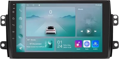 Autoradio met bluetooth - Carplay - Voor Suzuki SX4 (2006-2013) - Geschikt voor Apple en Android - Stereo - Navigatie - Navigatiesysteem auto - 1GB 32GB